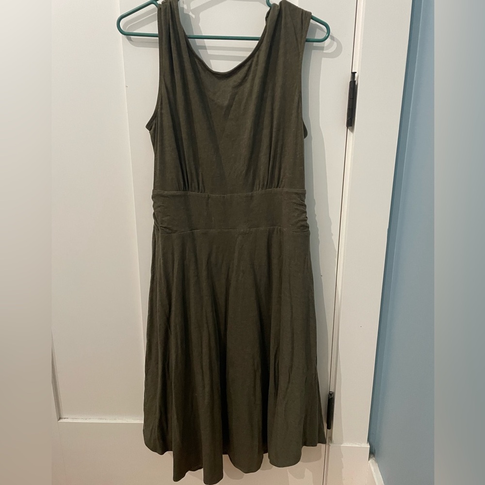 Prana Jola large dress olive green